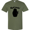 Military Green Matryoshka doll holding bottle with “Nyet, mate!” text.